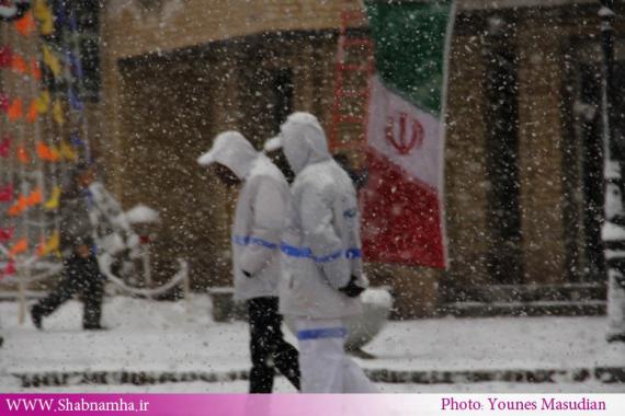 همدان برفی شد 