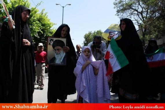 حضور با شکوه بانوان همدانی در راهپیمایی روز قدس /به روایت تصویر 