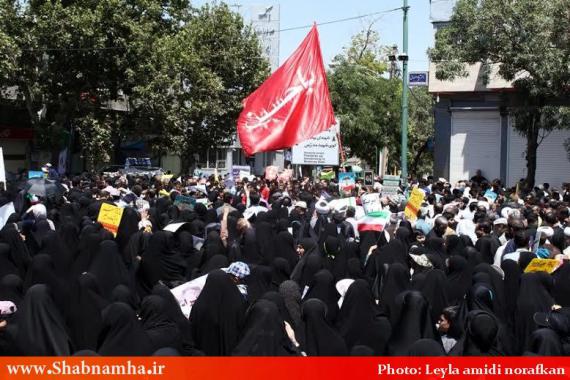 حضور با شکوه بانوان همدانی در راهپیمایی روز قدس /به روایت تصویر 