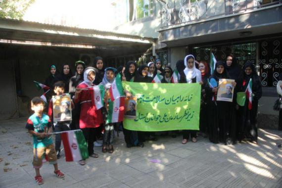  استقبال بانوان همدانی از ریاست محترم جمهوری 