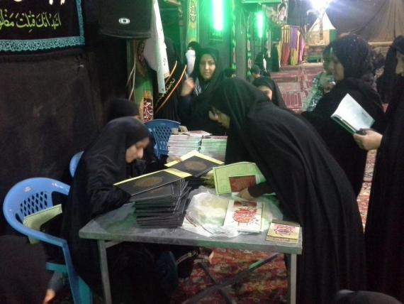 لحظه های عاشقی بانوان در سوگواری قافله سالار دشت کربلا