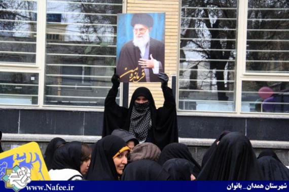 صحنه‌هایی زیبا از تجدید میثاق مردم استان همدان با آرمان‌های انقلاب اسلامی