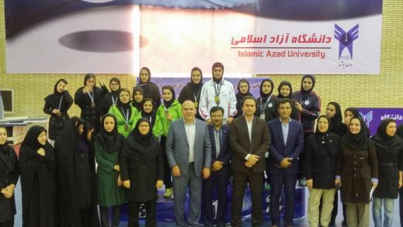 درخشش بانوی همدانی در مسابقات تنیس روی میز دانشجویان 