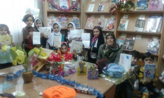 شبنم ها , بازدید دانش آموزان, کتابخانه کوثر همدان, هفته کتاب و کتابخوانی, shabnamha