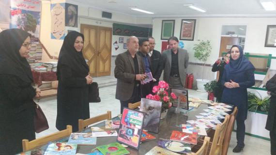 شبنم ها , shabnamha, afkl ih, بازدید فرماندار, کتابخانه اعتمادیه, شبنم همدان, 