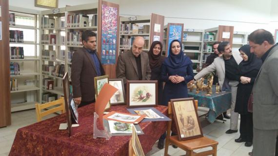 شبنم ها , shabnamha, afkl ih, بازدید فرماندار, کتابخانه اعتمادیه, شبنم همدان, 