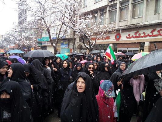 شبنم ها, shabnamha, راهپیمایی 22 بهمن , راهپیمایی زیر برف, afkl ih, shabnamha.ir