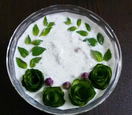 تزیین ماست و خیار,ماست و خیار,shabnamha.ir,شبنم همدان,afkl ih,شبنم ها