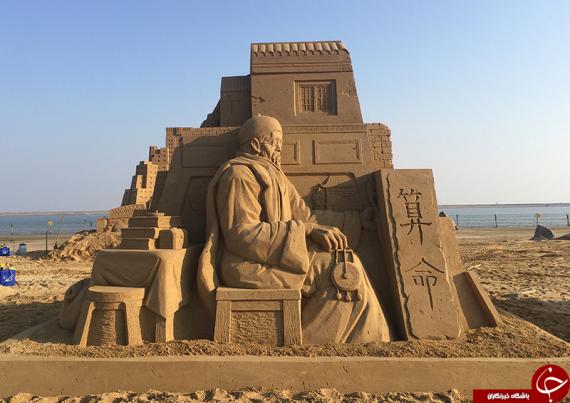 مجسمه های ماسه ای,هنرمند ژاپنی,شن بازی,ساخت مجسمه با ماسه,مجسمه های باورنکردنی,shabnamha.ir,شبنم همدان,afkl ih,شبنم ها