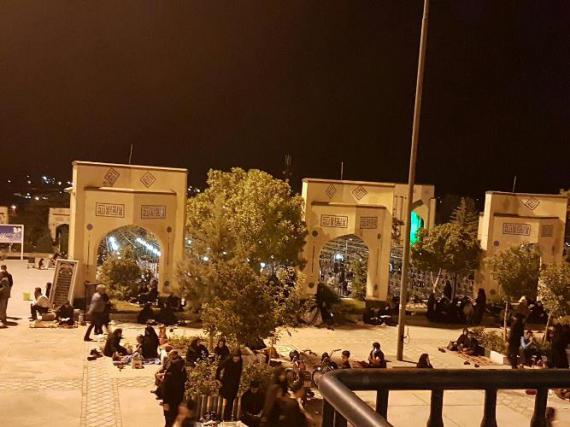 شب قدر, باغ بهشت, مراسم احیا, شبنم ها