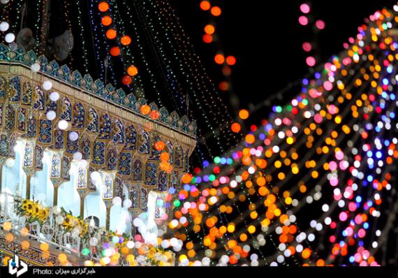 دهه کرامت,حرم مطهر رضوی,آذین بندی حرم رضوی,میلاد امام رضا(ع),shabnamha.ir,شبنم همدان,afkl ih,شبنم ها