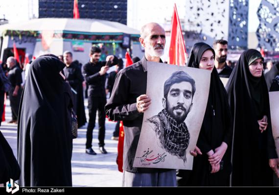 شهید حججی,تشییع پیکر شهید حججی,میدان امام حسین(ع),shabnamha.ir,شبنم همدان,afkl ih,شبنم ها