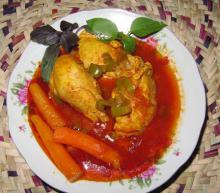 طرز تهیه خورش هویج با مرغ