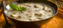 سوپ جو و گوشت گاو