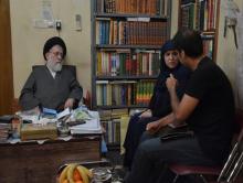 تشرف یک بانوی آرژانتینی به دین اسلام در محضر آیت الله شفیعی +تصاویر