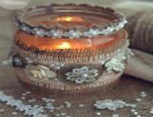هنر در خانه,آموزش,جاشمعی,جاشمعی با شیشه خالی,shabnamha.ir,شبنم همدان,afkl ih,شبنم ها