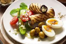 پیش غذای راحت,پیش غذا با بادمجان,بادمجان رول,غذای عربی,بادمجان,پیش غذای عربی,shabnamha.ir,شبنم همدان,afkl ih,شبنم ها; 