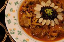 خورشت,خورشت خلال بادام,خورشت کرمانشاهی,آشپزی,shabnamha.ir,شبنم همدان,afkl ih,شبنم ها; 